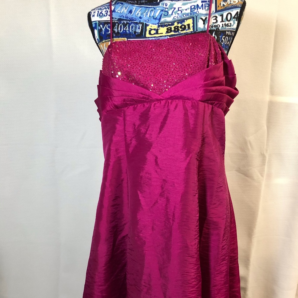 Juno Prom Dress Fuchsia color